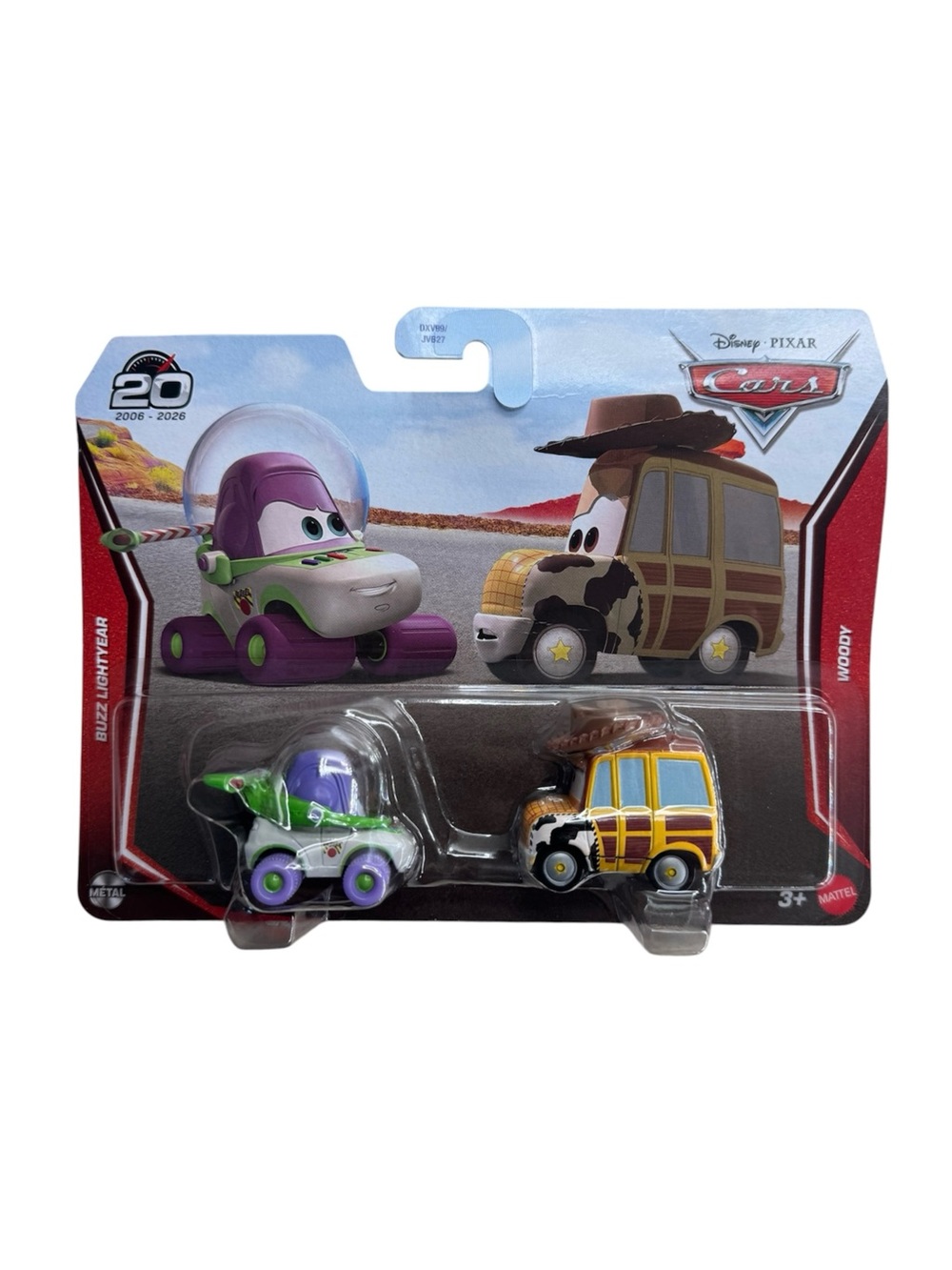 NWT Disney Pixar Cars 20th Anniversary Buzz Lightyear and Woody 2-Pack